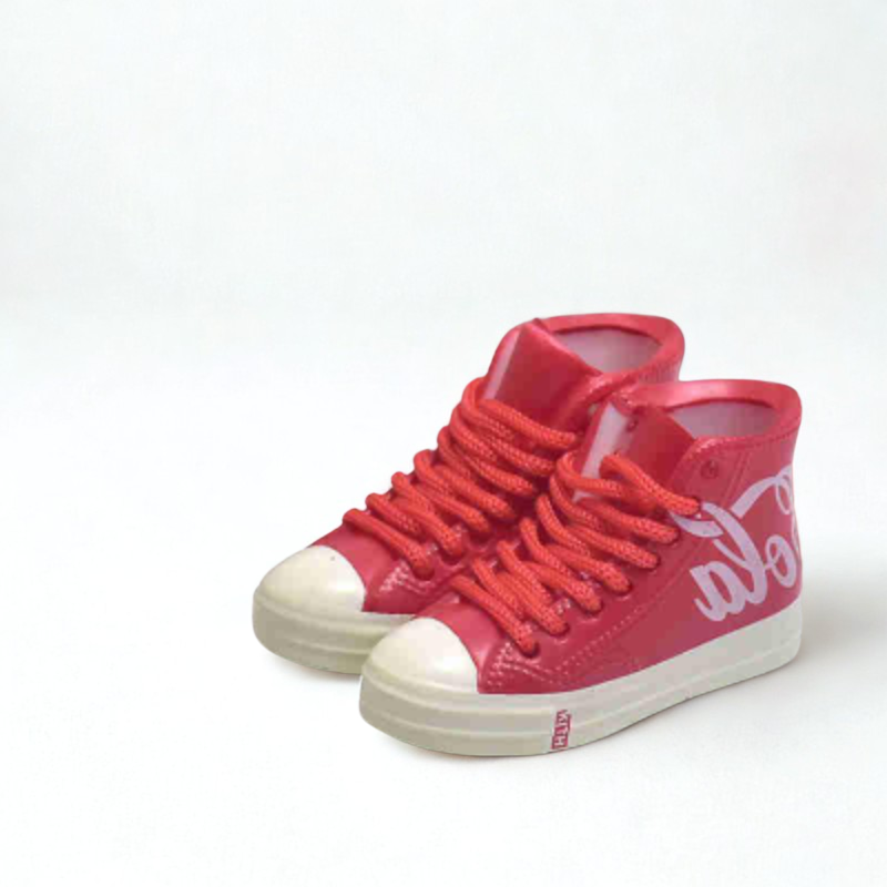 Converse x Coke Inspired Miniature High Top Miniature Sneakers For Labubu Red