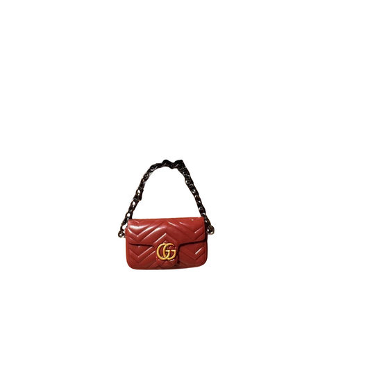 Gucci Inspired Quilted Handbag
