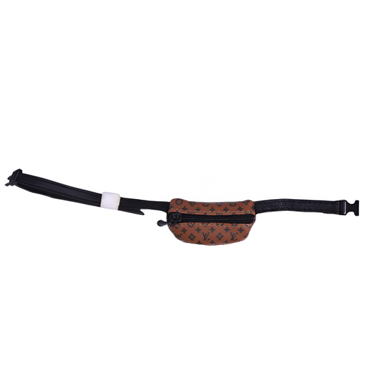 LV Inspired Mini Bumbag For Labubu Brown