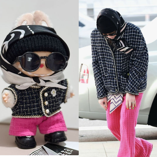 G-Dragon Black and Pink Outfit SET